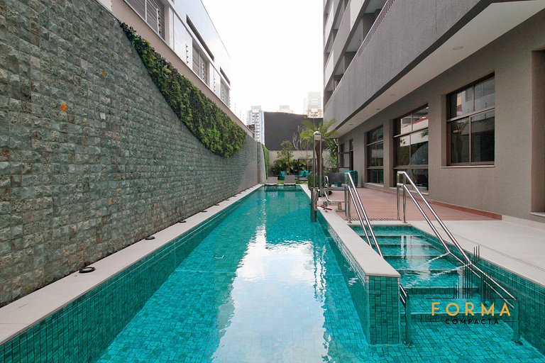 Studio c/ Piscina a 350 metros do Metro Tatuapé