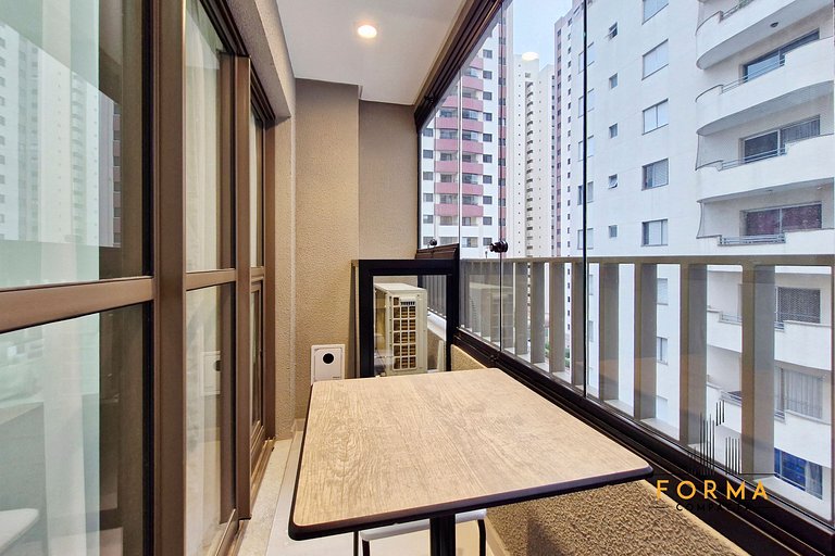 M710 Studio c/ cozinha completa no Tatuapé