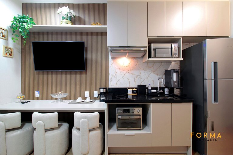 M710 Studio c/ cozinha completa no Tatuapé