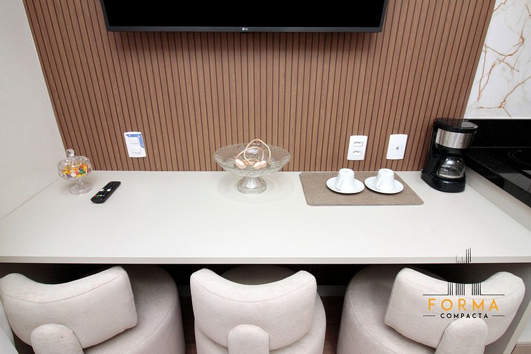 M710 Studio c/ cozinha completa no Tatuapé