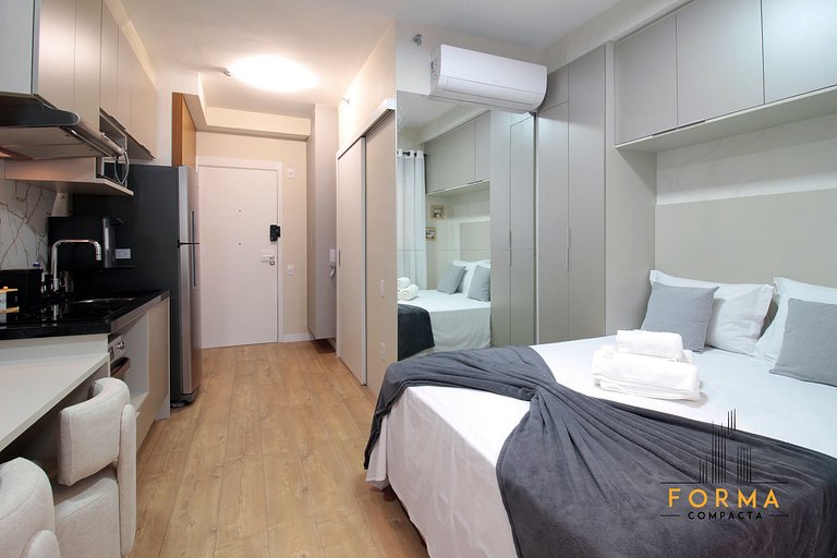 M710 Studio c/ cozinha completa no Tatuapé