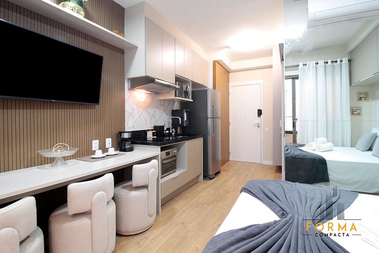 M710 Studio c/ cozinha completa no Tatuapé