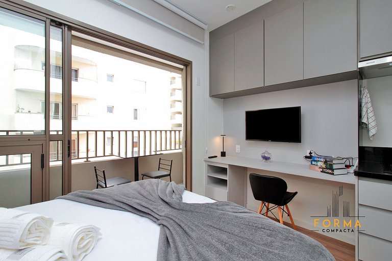 M510 Apê c/ Wifi e Academia no Tatuapé