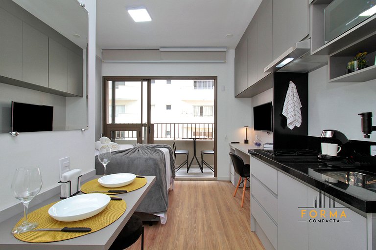 M510 Apê c/ Wifi e Academia no Tatuapé