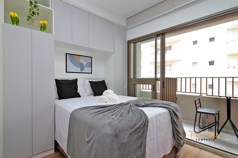 M510 Apê c/ Wifi e Academia no Tatuapé