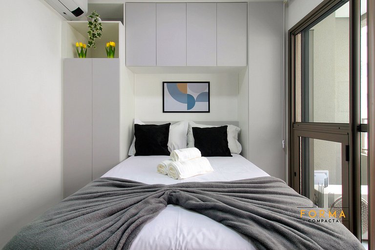 M510 Apê c/ Wifi e Academia no Tatuapé