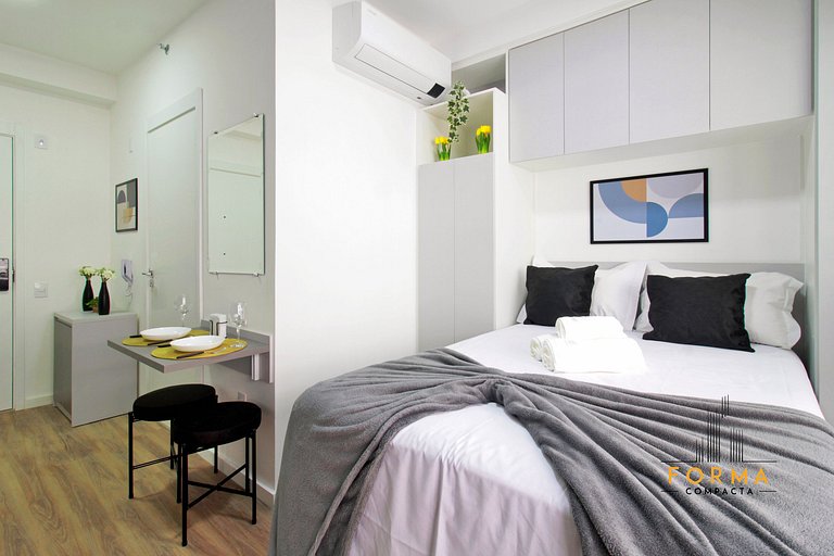 M510 Apê aconchegante c/ varanda | Tatuapé