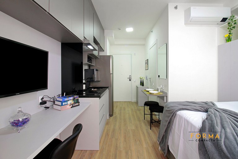 M510 Apê c/ Wifi e Academia no Tatuapé