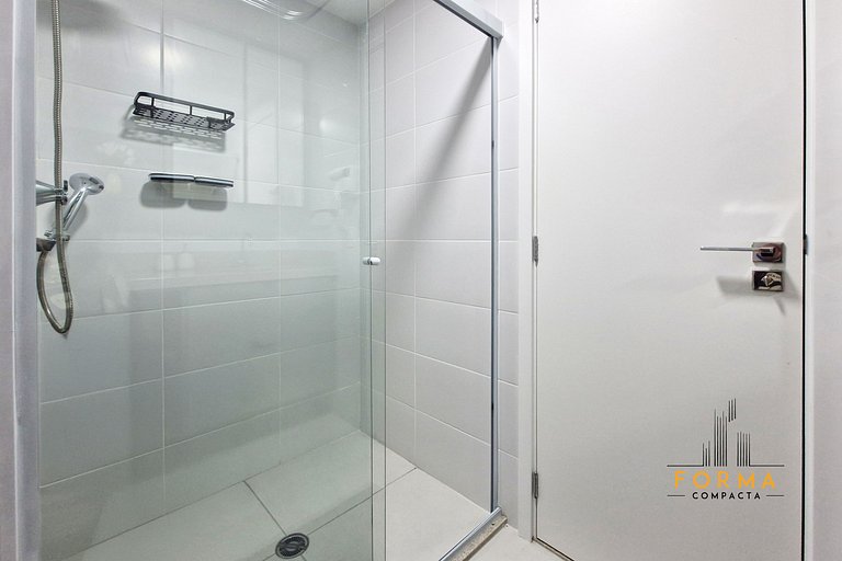 M107 Studio c/ varanda espaçosa | Tatuapé