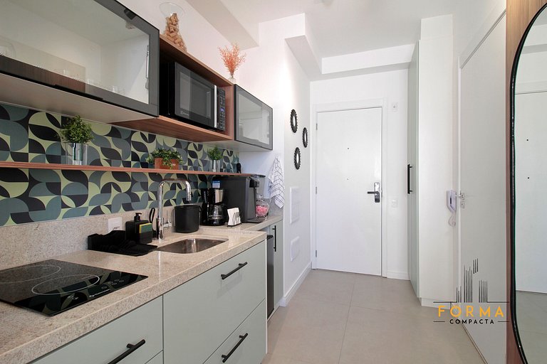 M806 Studio estiloso c/ varanda