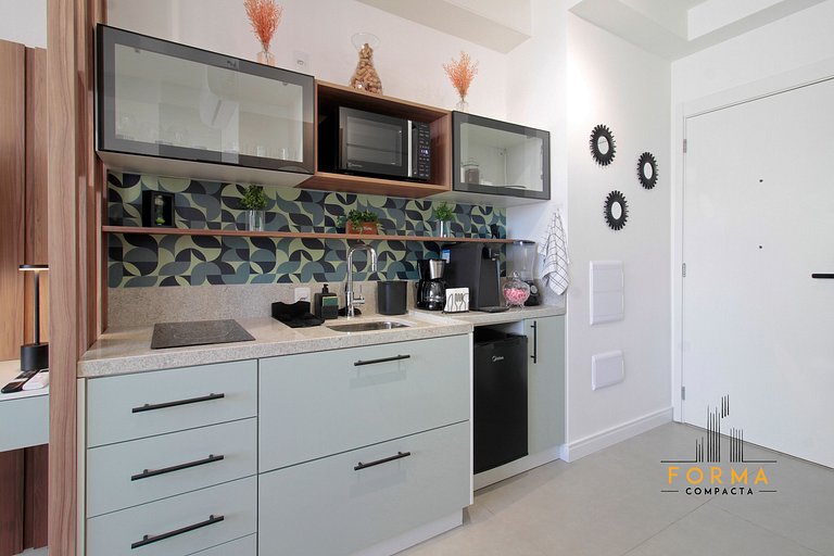 M806 Studio estiloso c/ varanda