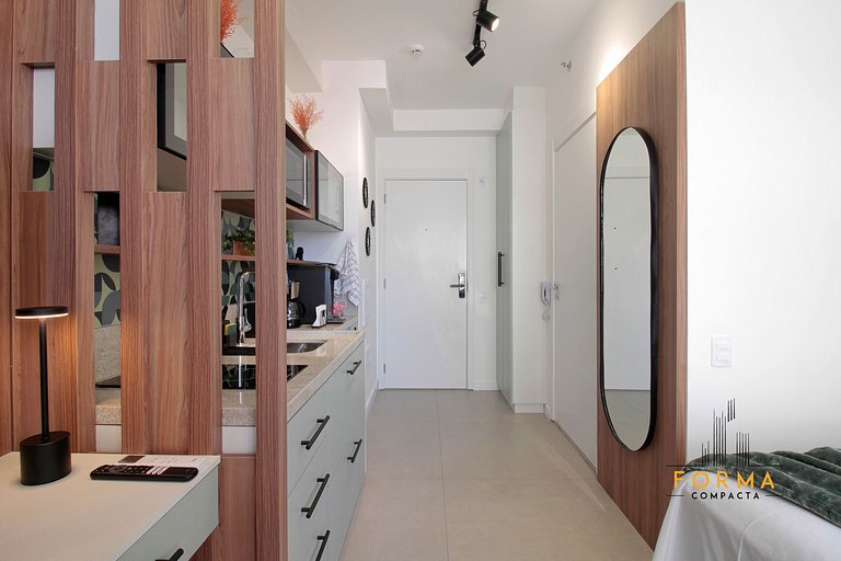 M806 Studio estiloso c/ varanda