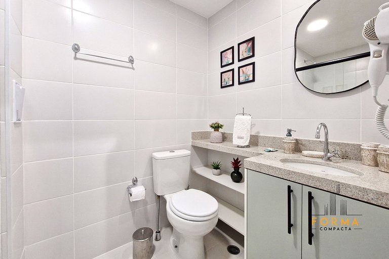 M806 Studio estiloso c/ varanda