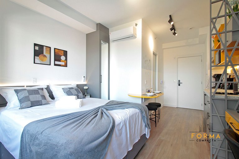 M1019 Studio no 10º andar | Vista do Tatuapé