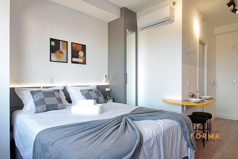 M1019 Studio no 10º andar | Vista do Tatuapé