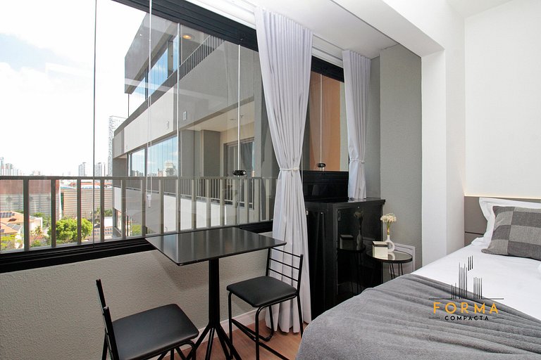 M1019 Studio no 10º andar | Vista do Tatuapé