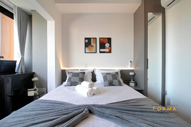 M1019 Studio no 10º andar | Vista do Tatuapé