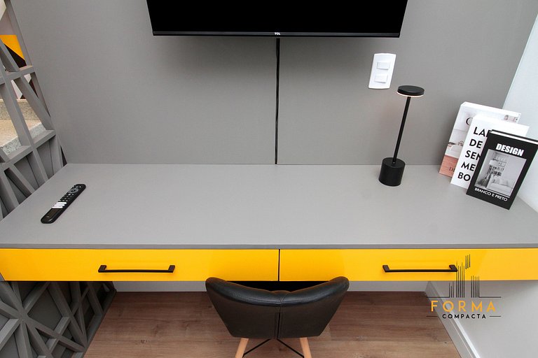 M1019 Studio no 10º andar | Vista do Tatuapé