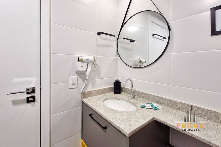 M1019 Studio no 10º andar | Vista do Tatuapé