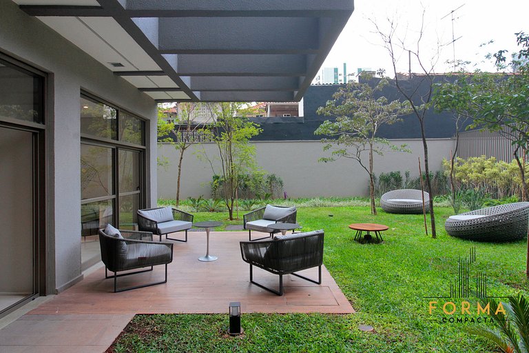 M616 Studio ideal para estadias curtas ou longas