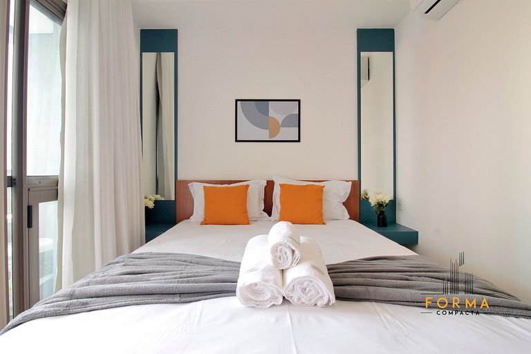 M515 Studio prático p/ curta ou longa estadia