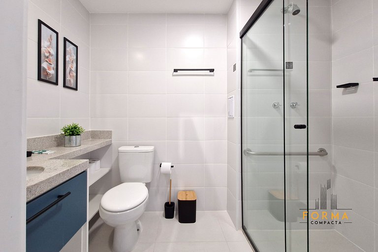 M515 Studio prático p/ curta ou longa estadia