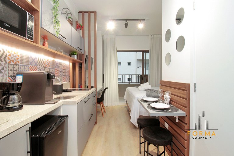 M509 Apê compacto e bem equipado