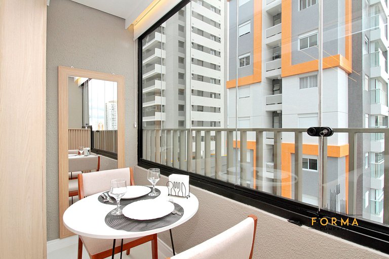 M616 Studio ideal para estadias curtas ou longas