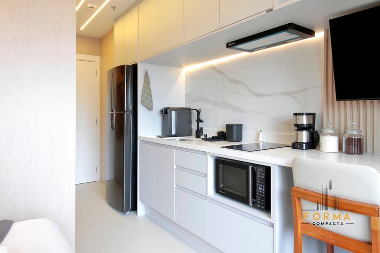 M616 Studio ideal para estadias curtas ou longas