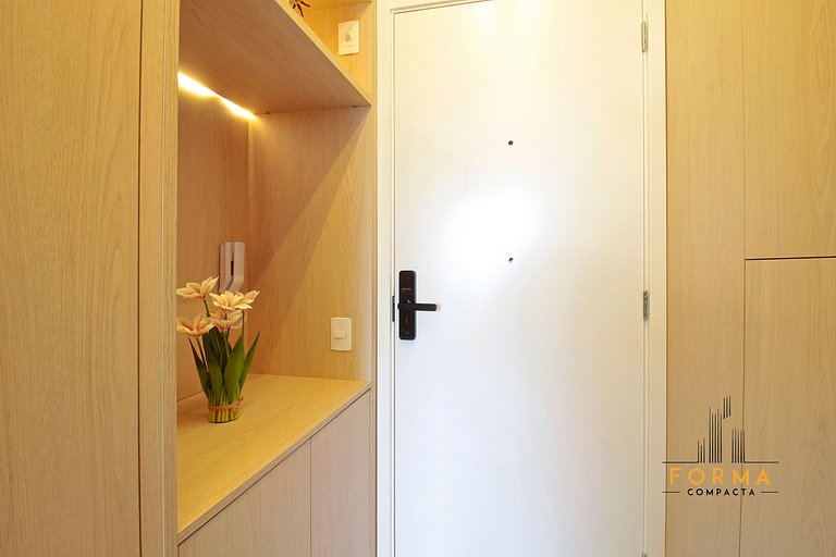 M616 Studio ideal para estadias curtas ou longas