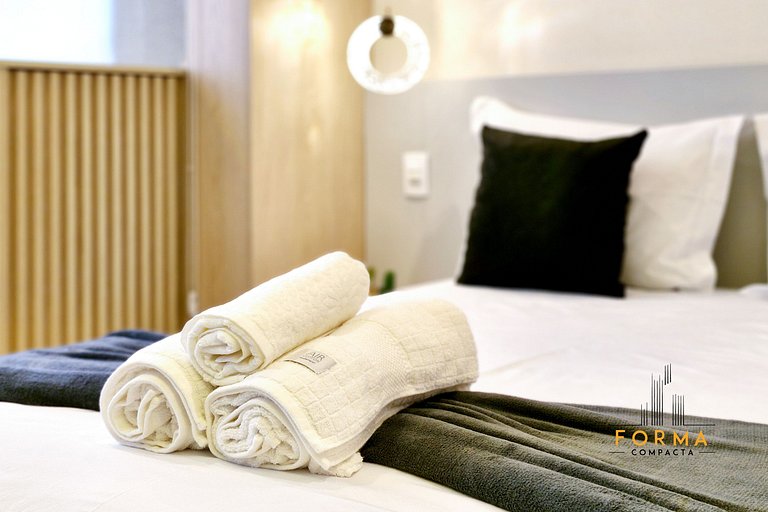 M616 Studio ideal para estadias curtas ou longas