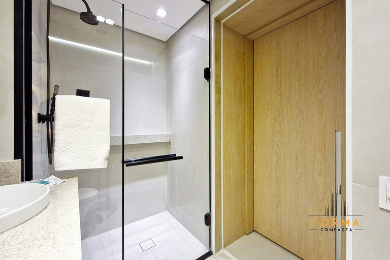 M616 Studio ideal para estadias curtas ou longas