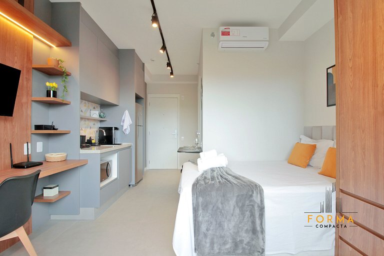 M617 Stúdio completo bem localizado no Tatuapé