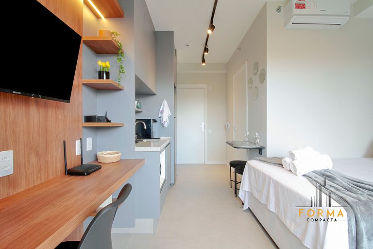 M617 Stúdio completo bem localizado no Tatuapé