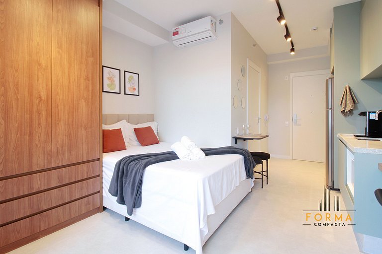 M713 Studio todo equipado no Tatuapé