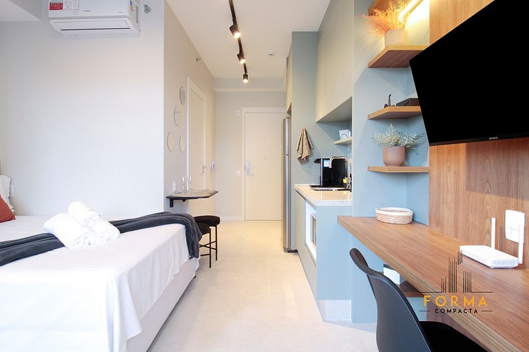 M713 Studio todo equipado no Tatuapé