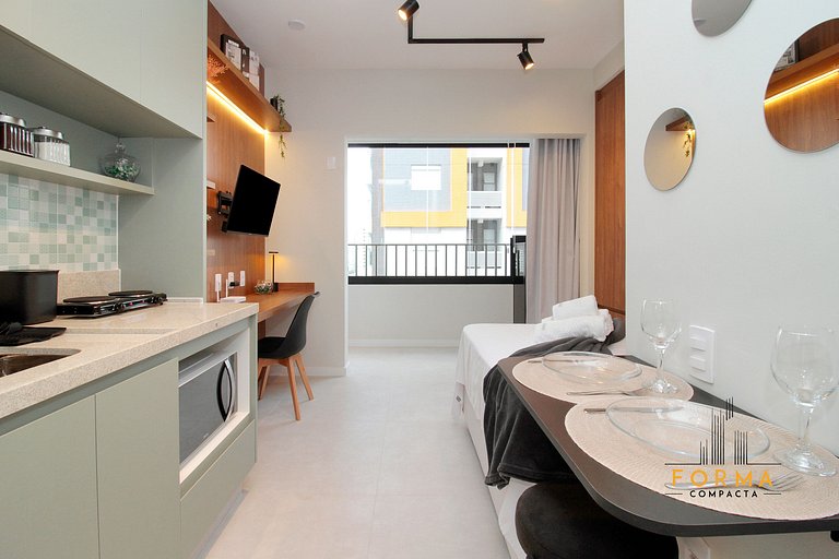 M713 Studio todo equipado no Tatuapé