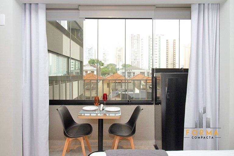M201 Studio cheio de Estilo Versátil no Tatuapé
